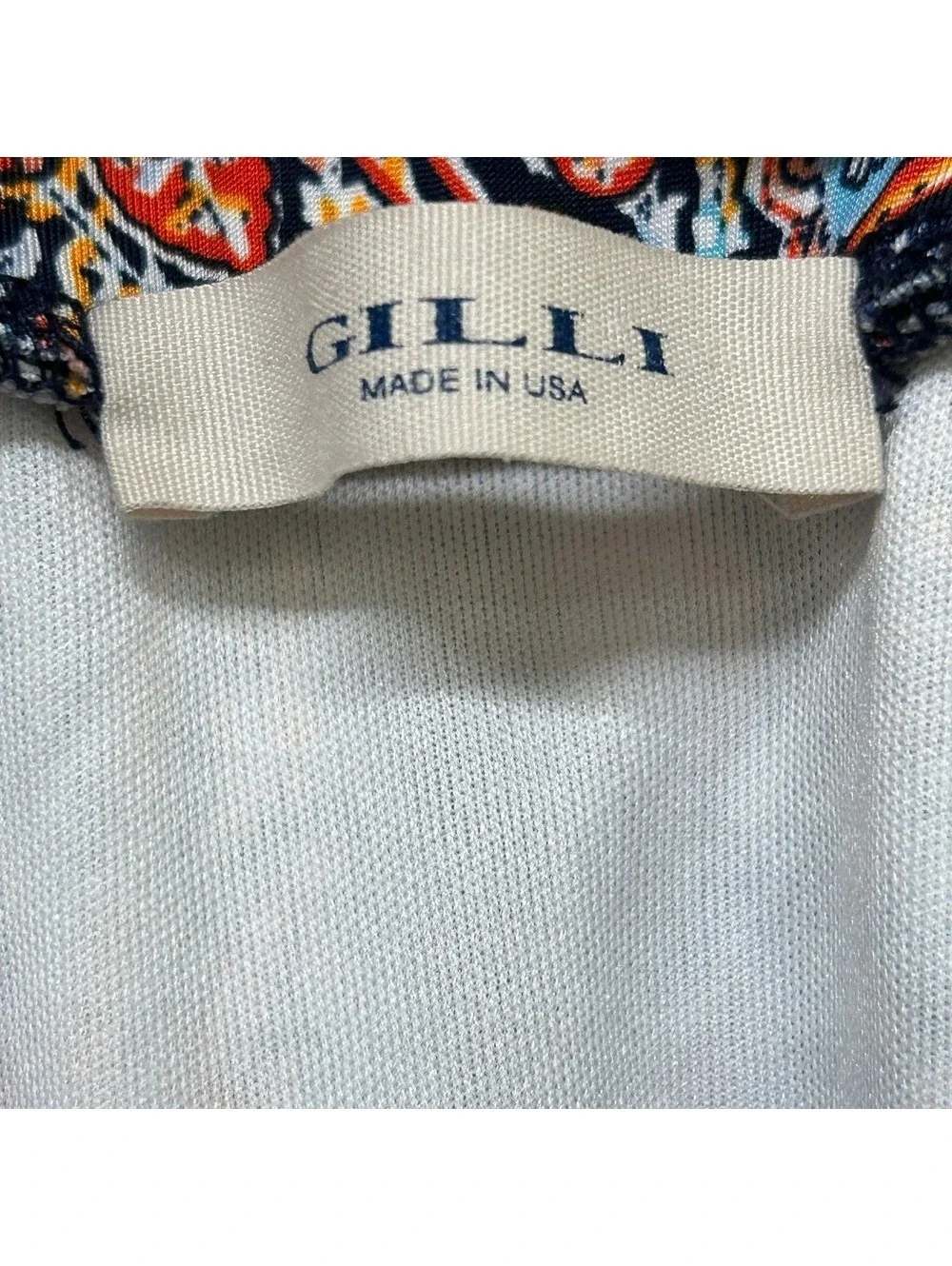 Gilli Women's Multicolor Paisley Stretch Elastic Waist A-Line Skirt Size XS